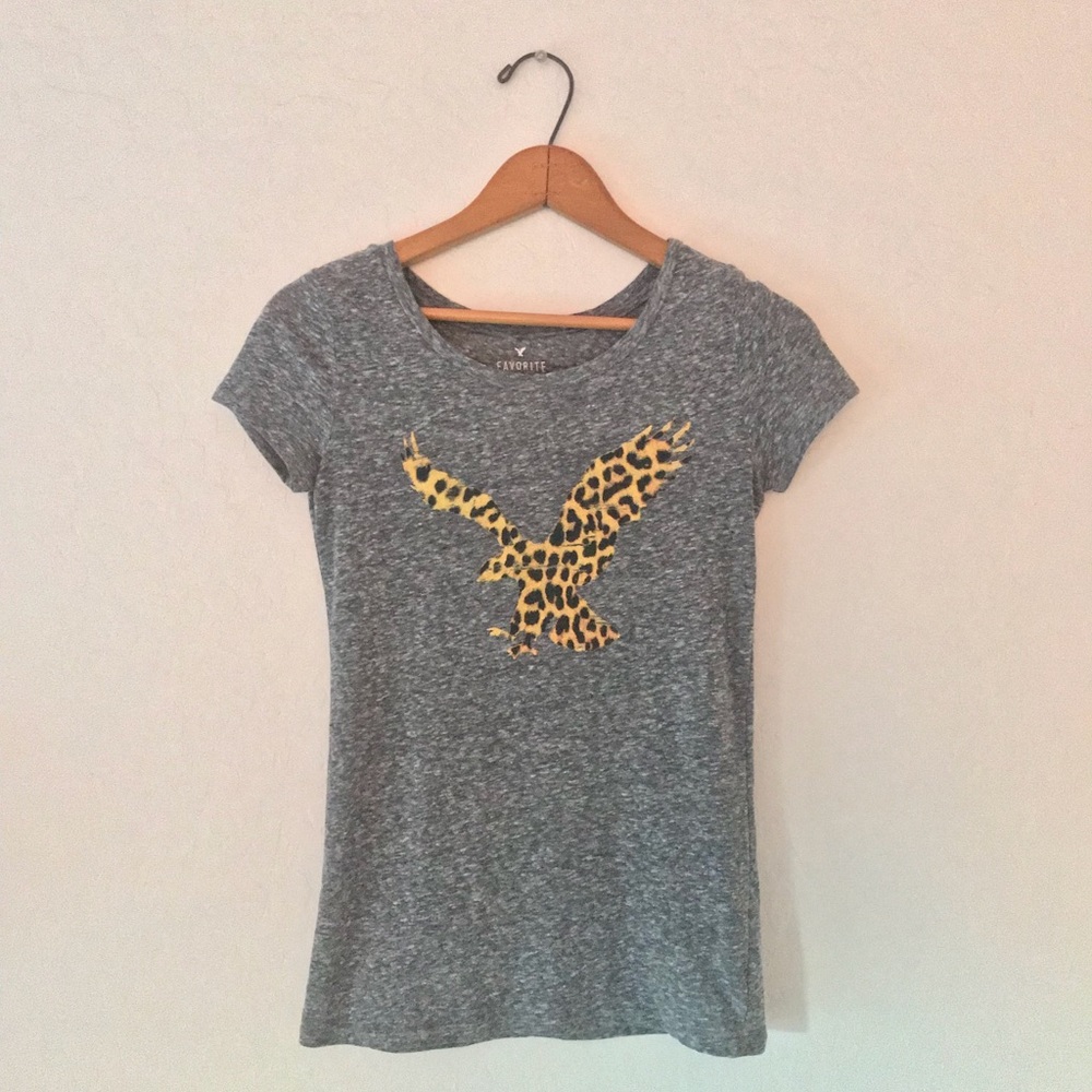 American Eagle Outfitters leopard tee